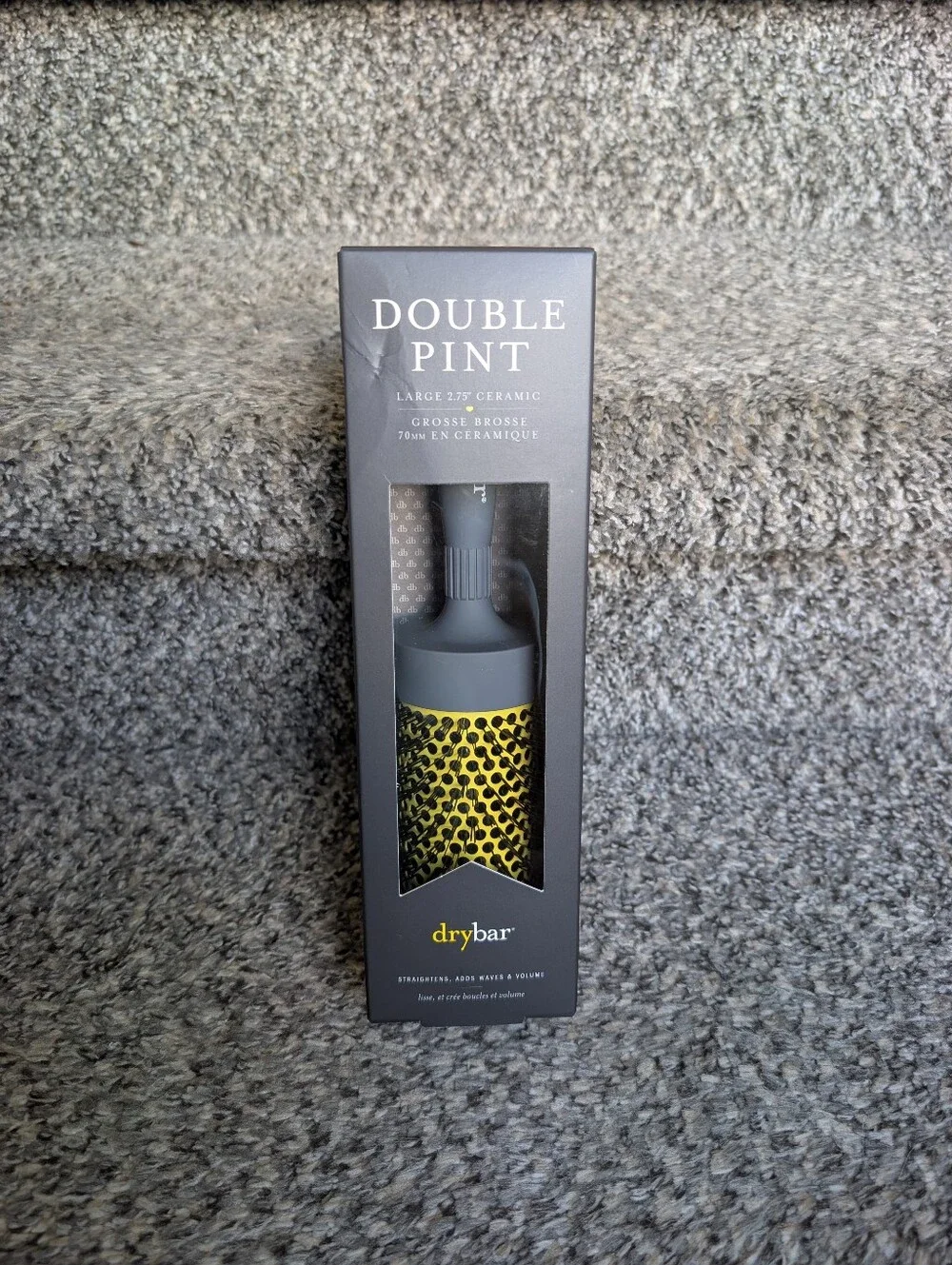 Dry Bar Bundle Includes a Double Pint 2.75 Large Round Brush and The Slider Comb